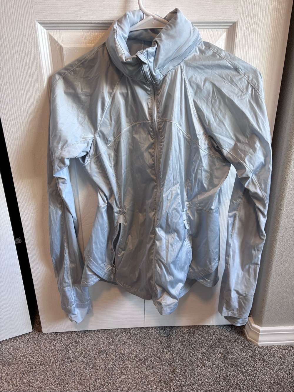 lululemon athletica Light Blue Zip-Up Jacket